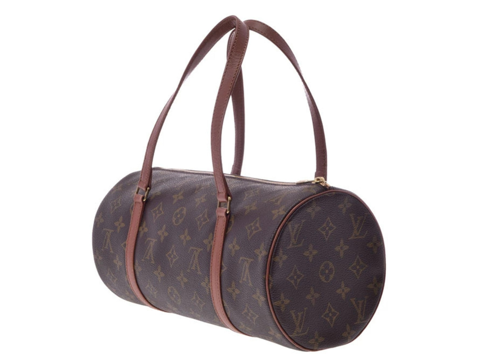 Louis Vuitton Papillon Monogram Clutch Older Brown
